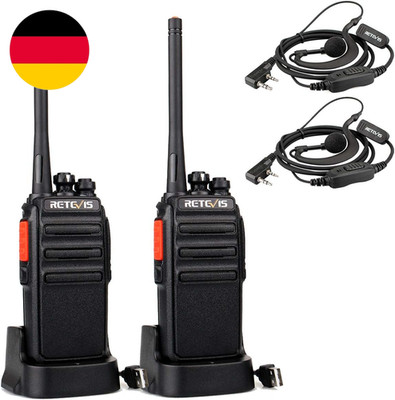Retevis RT24V Freenet Funkgeräte Lizenzfrei, Professionelle Funkgerät Set, 6 Kan