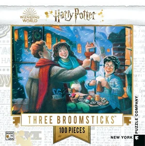 Three Broomsticks Harry Potter 100 Piece Mini Jigsaw Puzzle NYPC New