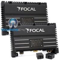 Pkg Focal 2 Pieces Solid-1 = 2-channels 1000 Watts Rms Car Audio Amplifiers Blk on sale Pkg Focal 2 Pieces Solid-1 = 2-channels 1000 Watts Rms Car Audio Amplifiers Blk on sale