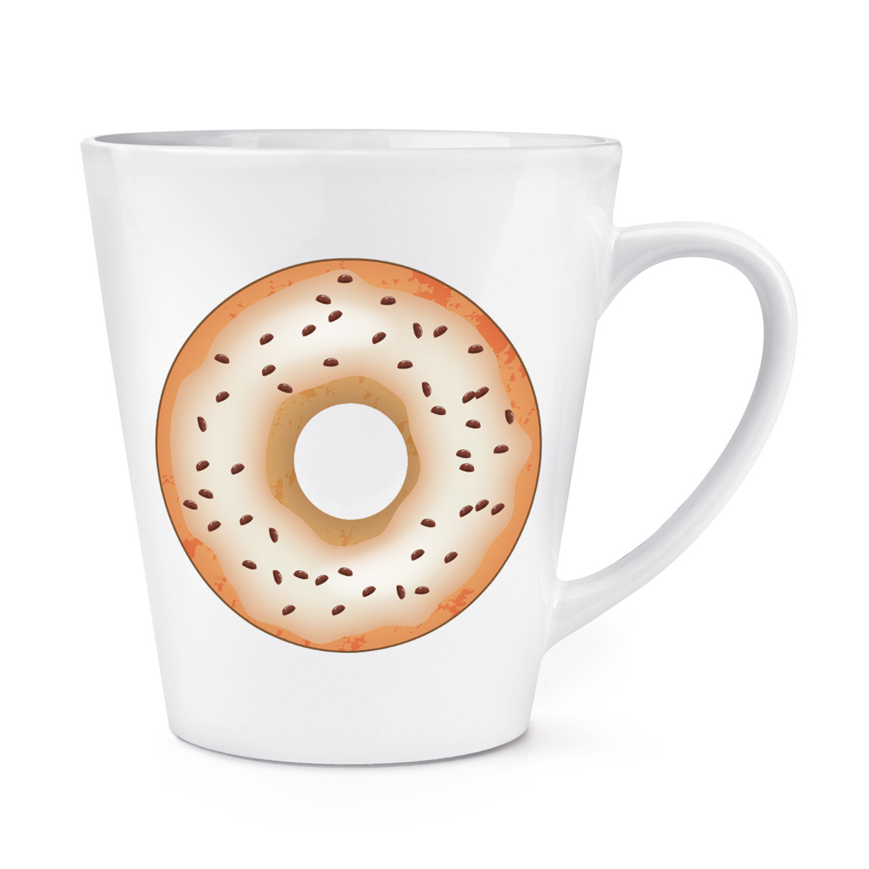 Coffee Glazed Doughnut Donut 12oz Latte Mug Cup