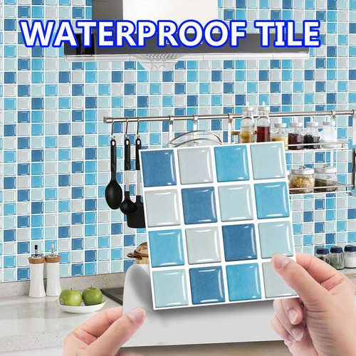 10PC 3D Fliesenaufkleber Fliesenfolie Wandaufkleber Fliesensticker Küche Bad - Bild 5 von 39
