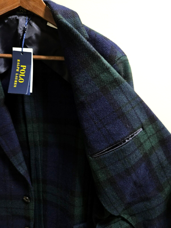 Polo Ralph Lauren Men's Blackwatch Plaid Wool Blazer Jacket NWT eBay