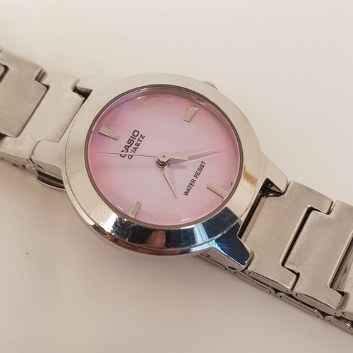 Orologio Casio LTP-1191 Quarzo Analogico Donna WR ST Fondo Acciaio BATTERIA NUOVA - Foto 5 di 10