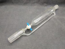 Lab Glass 125mL Pressure Equalizing Addition Funnel 29/42 19/22 2mm PTFE Stpck B