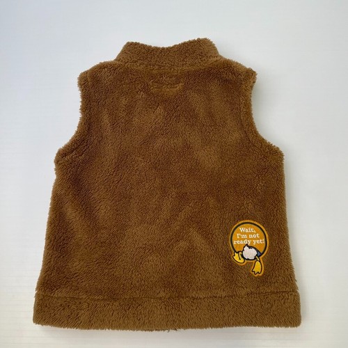 Uniqlo Vest Boy 8 Disney Mickey Donald Youth Sleeveless Jacket Hide Seek Pockets - Picture 9 of 12