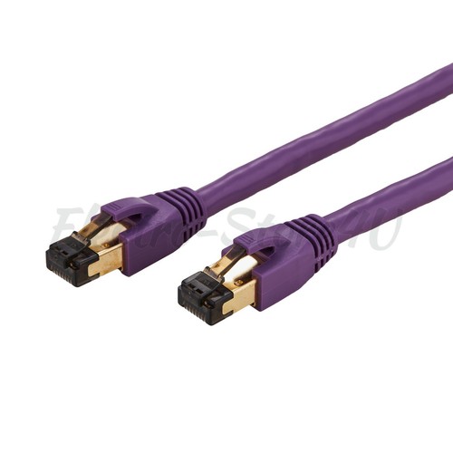 Lote de cable de conexión Ethernet blindado CAT8 cable red de cobre súper velocidad SFTP LAN - Imagen 17 de 20