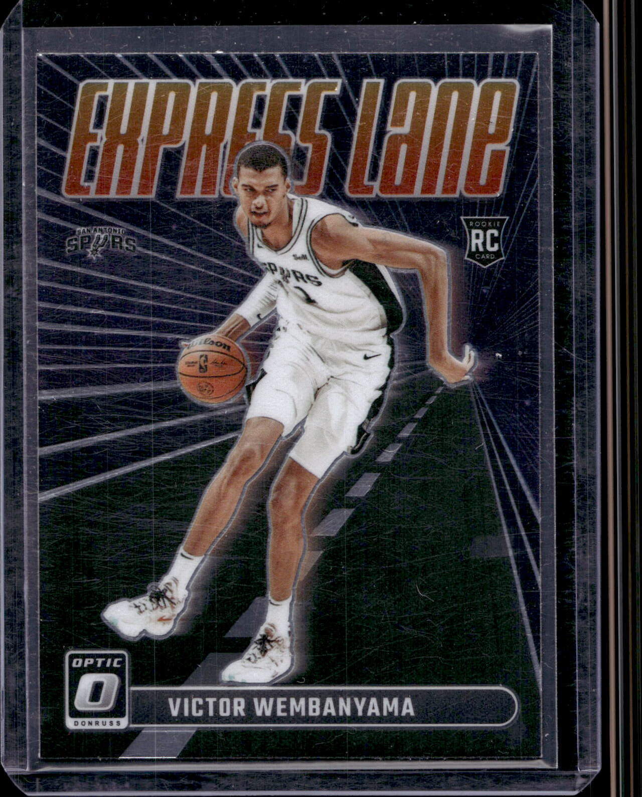 2023-24 Donruss Optic #8 Victor Wembanyama Express Lane Holo