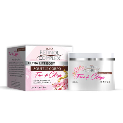 RETINOL COMPLEX KÖRPERCREME SOUFFLE  KIRSCHBLÜTEN MIT ARGANÖL 250ml