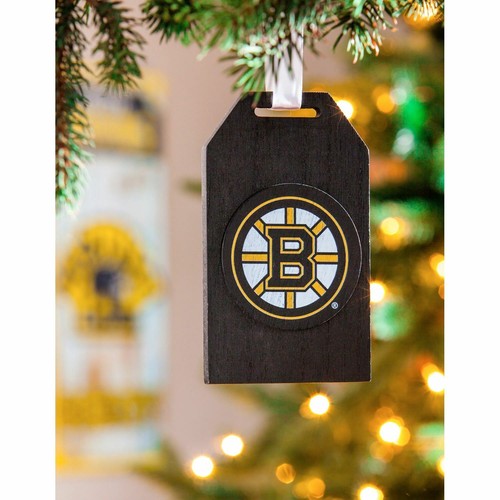 Adorno de etiqueta de regalo Boston Bruins - Imagen 4 de 6