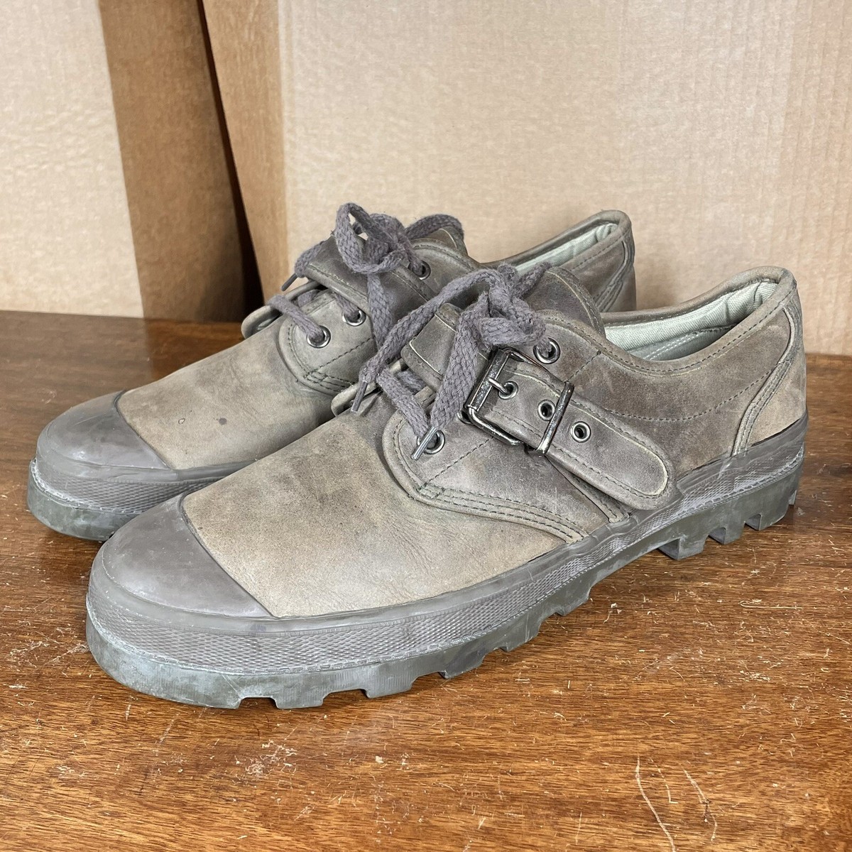 VTG 90s Polo Sportsman Ralph Lauren Shoes Men 11.5 Buckle Lug Sole