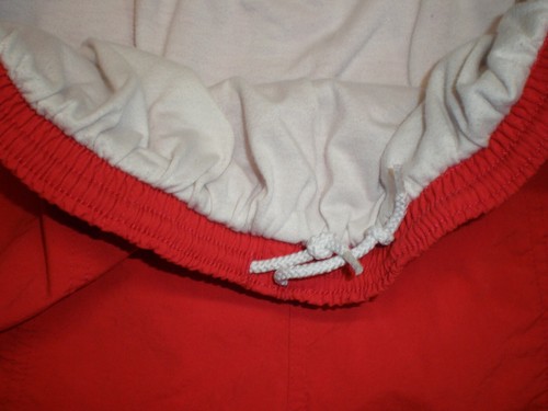 Pantalones cortos Nike vintage década de 1990 talla grande forrados en rojo - Imagen 9 de 12