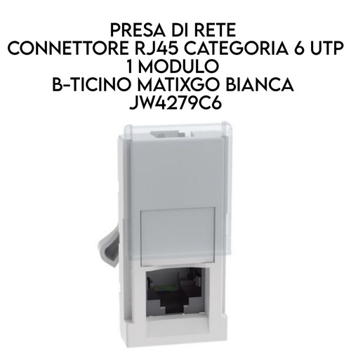 SUPPORTI PRESE PLACCHE E INTERRUTTORI BASCULANTI B-TICINO MATIXGO STILE BIANCO - Photo 29/33