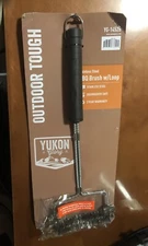 Yukon Glory Outdoor Stainless Steel BBQ Grill Brush With Loop
