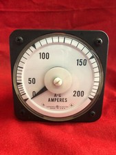 GE  A-C Ammeter - 50-103131-LSRL2 - Type AB-40 - 5A - Ratio: 40:1 - Code: 024