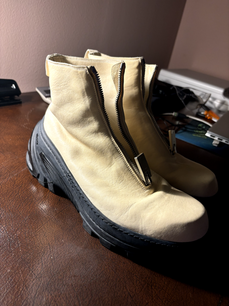 ALYX 19ss center zip boots IT38