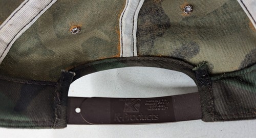 VIntage Snap On Tools Trucker Hat Snapback K Products Camouflage Green 80s - Picture 10 of 10