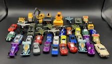 Lot of 46 Die Cast Mini Metal Cars And Trucks