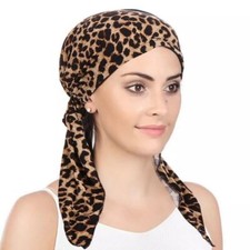 Pre Tied Headwrap Headscarf Chemo Headwear Beanie Head Cover Scarf Turban Cap