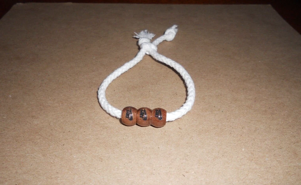 Nike Pulsera Cuentas Pulsera Algodón Ajustable ++ 1 DE SU CLASE ++ Foto 2 de 4