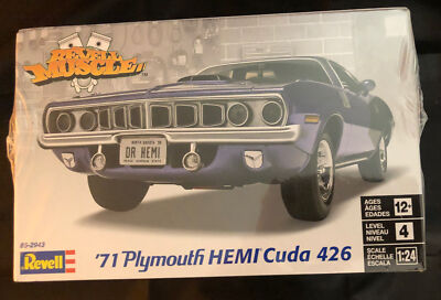 Revell Hemi Semi プラモデル MODEL KIT /REVELL 1971 PLYMOUTH HEMI CUDA 426 DR HEMI SOUTH