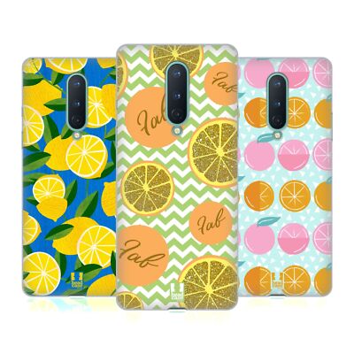 HEAD CASE DESIGNS CITRUS PATTERNS SOFT GEL CASE FOR GOOGLE ONEPLUS PHONES
