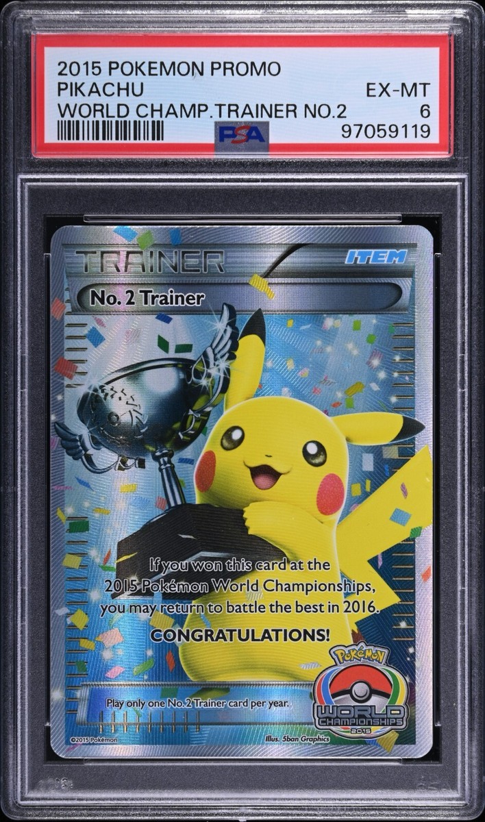 2015 Pokemon World Championship Trophy Card No.2 Trainer | eBay