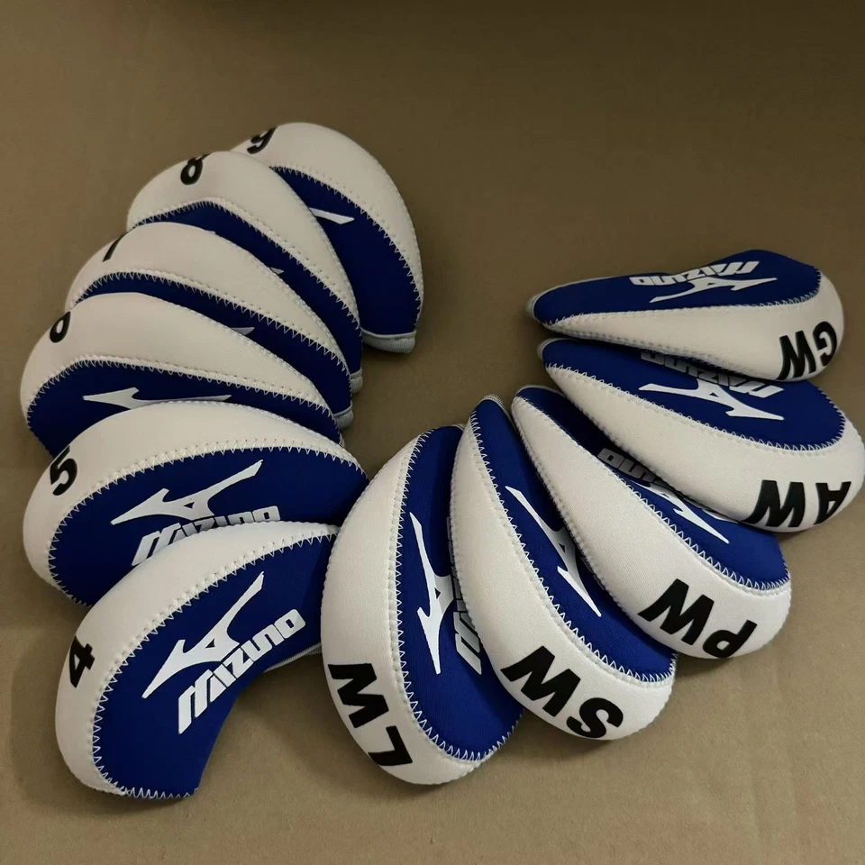 11 Piece Classic Set of Mizuno 4-9-PW Golf Club Iron Head Cover- - Image 2 of 4