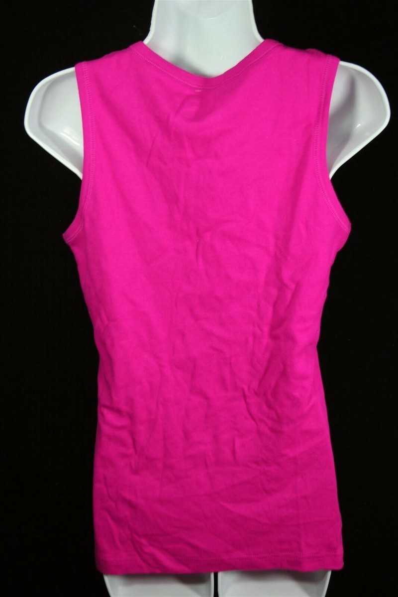 034X07 Champion 7846 Cotton Sport Tank Top LG Pink NWOT | eBay