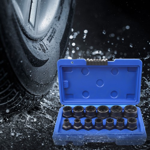 Impact Bolt Extractor Set Nut Remover Set Stripped Extraction Socket Tool - Picture 7 of 10