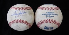 ERIC JAGIELO AUTOGRAPHED GAME USED FSL BASEBALL (MARLINS) W/ COA!