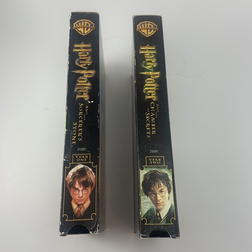 Harry Potter and the Sorcerers Stone And The Chamber Of Secrets VHS Year 1 & 2 - Picture 3 of 4