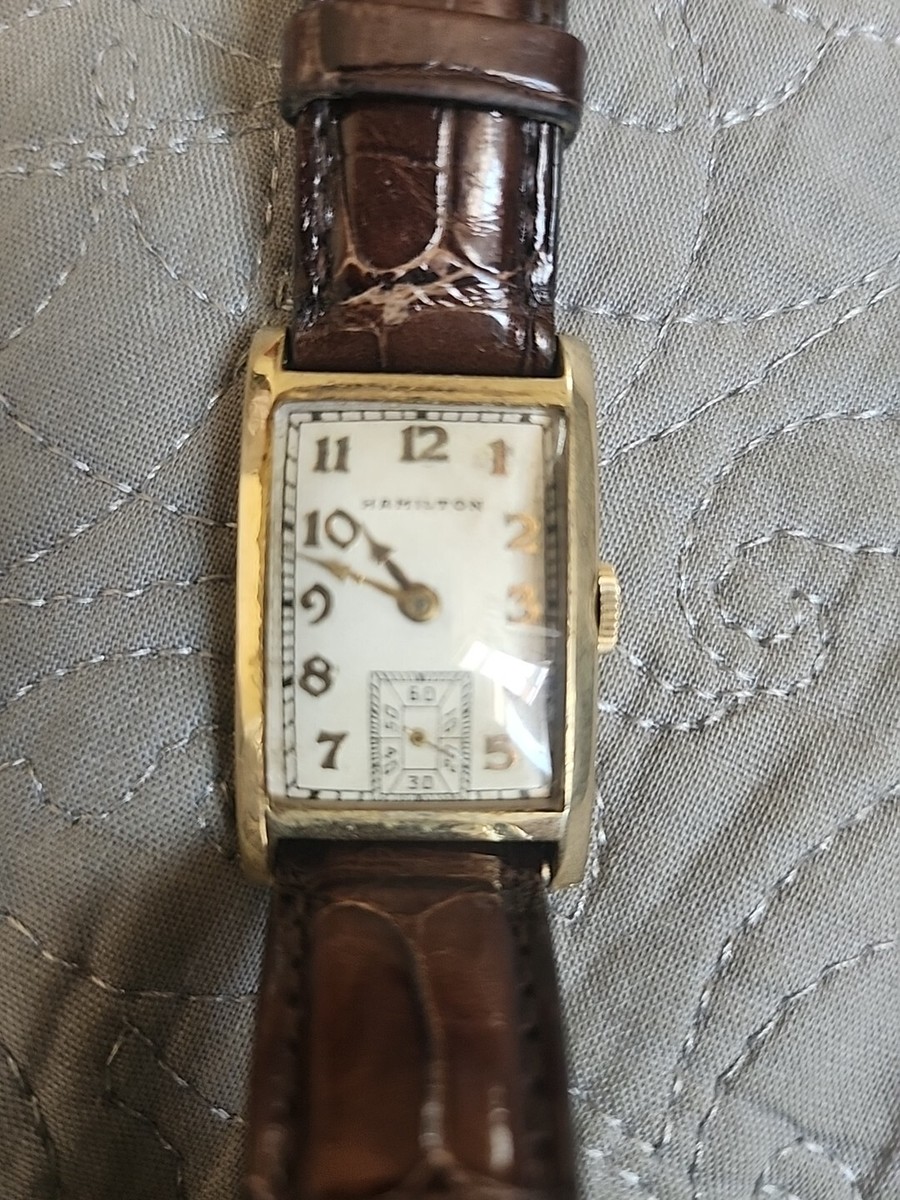 Hamilton Vintage 14k Gold Super Rare Working Perfect | eBay display picture 3