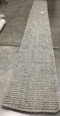 LIGHT GREY 2'-6'' x 22'-0'' Broken Thread Rug, Reduced Price 1172679476 NF447G-222