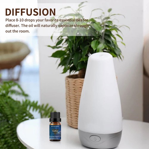 Coffee Essential Oil 10ml Aromatherapy Fragrance Oil For Candle Making Soap Maki - Picture 4 of 7