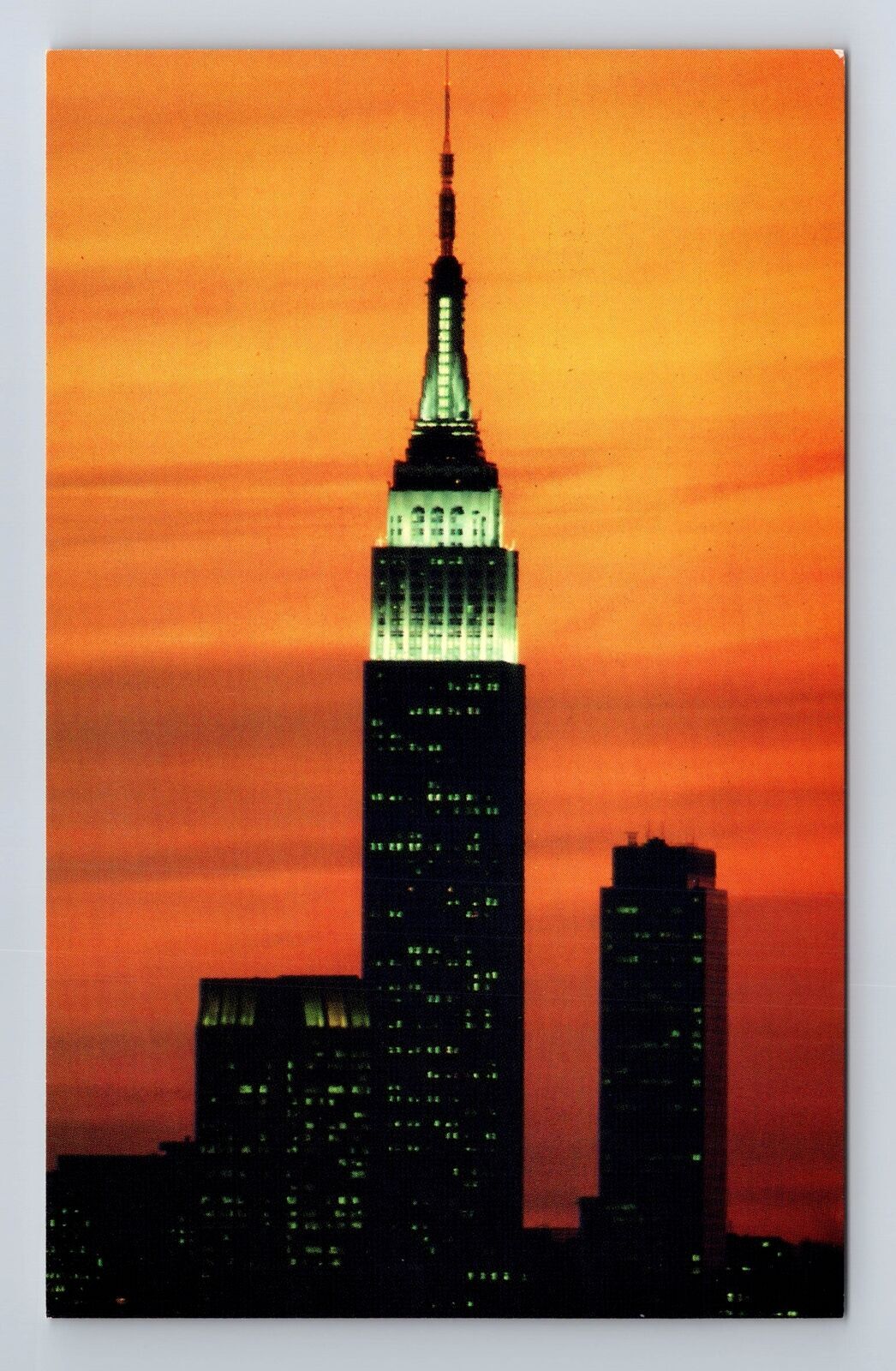 New York City Empire State Building Vintage Postcard NY NYC Retro Landmark Souvenir