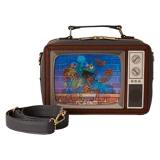 Sesame Street Sesame Street Lenticular Retro TV Triple Lenticular Crossbody Bag