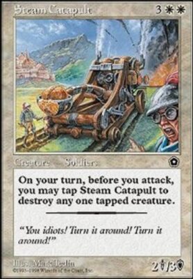 1 x Steam Catapult - Portal Second Age - Light Play - MTG