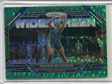 2023 Panini Prizm WNBA TEAIRA MCCOWAN PULSAR GREEN #7 21/25 DALLAS WINGS