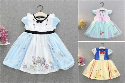 NEW Boutique Ariel Little Mermaid Snow White Alice in Wonderland Tulle Dress