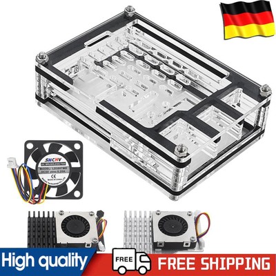 Clear Case Convenient 9 Layers Acrylic Enlosure Shell for Raspberry Pi 5 4GB/8GB