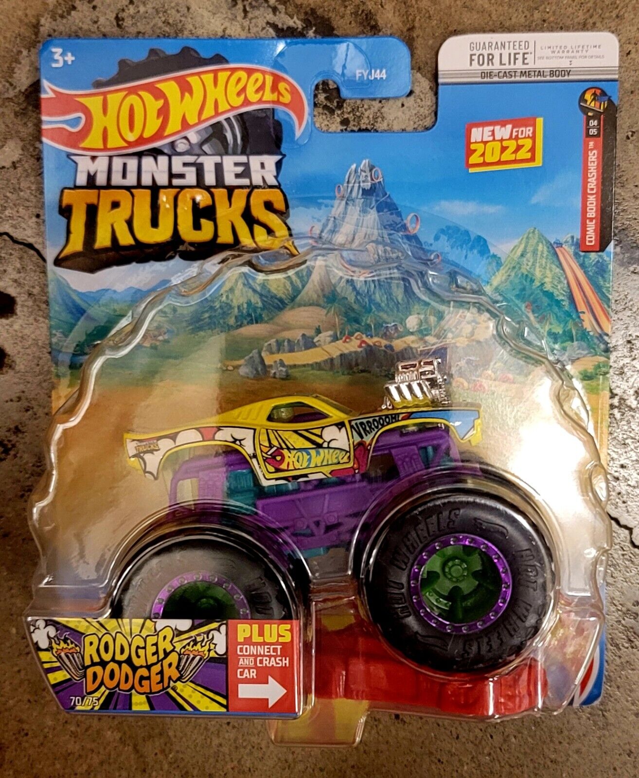 Hot Wheels Monster Trucks Mega Wrex 67/75 Comic Book Crashers New for 2022