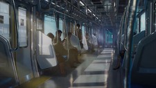 Landscape anime train kimi no na Custom Gaming Mat Desk