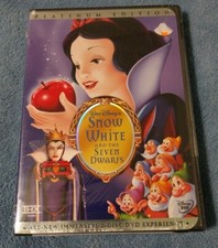 Disney's Snow White and the Seven Dwarfs DVD, 2001 Platinum Edition SEALED