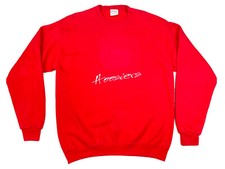 Vintage 90s Indiana University Hoosiers Crewneck Sweatshirt Sz Large Embroidered