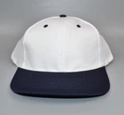 Vintage KC Brand 2-Tone Blank Snapback Cap Hat