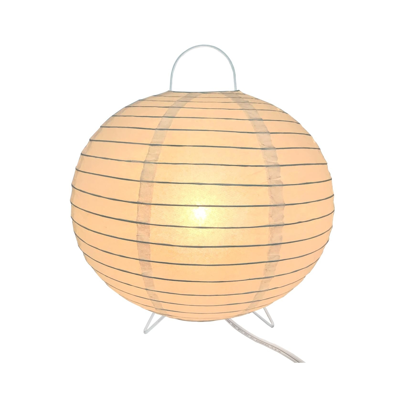 Rice Paper Lamp Desk Floor Lantern Nightstand Bedside Smalll Lamps for Bedroo...