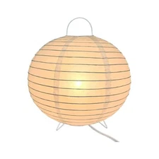 Rice Paper Lamp Desk Floor Lantern Nightstand Bedside Smalll Lamps for Bedroo...