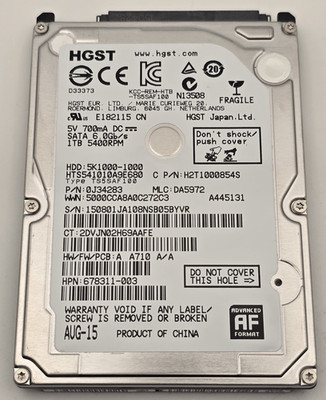 Windows 10 Preloaded 1TB 3,5'' Festplatte (HDD) 64 Bit