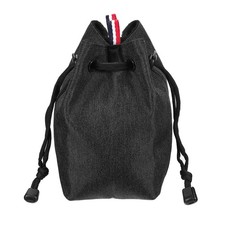 Drawstring Camera Bag, 3.94"x3.94"x6.69" Camera Bag with Camera Straps, Black