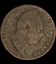 1837 William IV 1 Farthing Vintage Coin